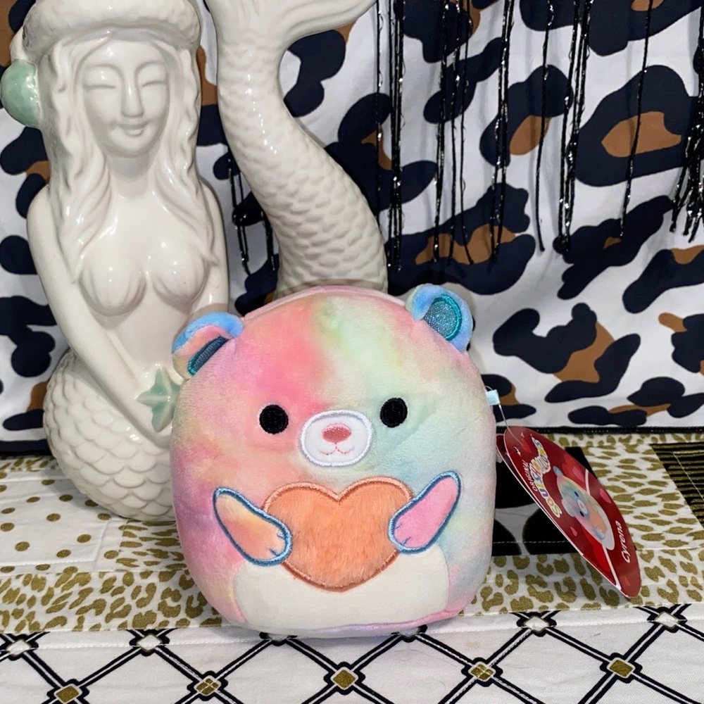 SALE! SQUISHMALLOWS JAZWARES CYRENA THE TIE DYE BEAR PLUSH PILLOW TOY